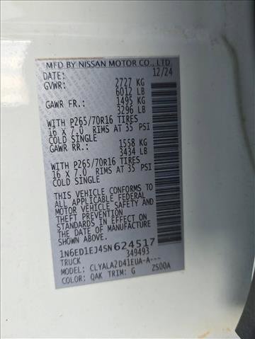 Used 2025 Nissan Frontier S image 26