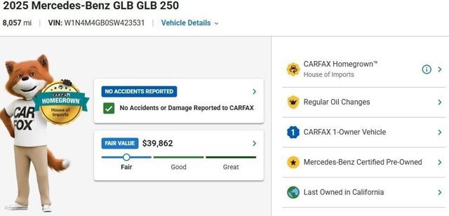 Used 2025 Mercedes-Benz GLB 250 image 3
