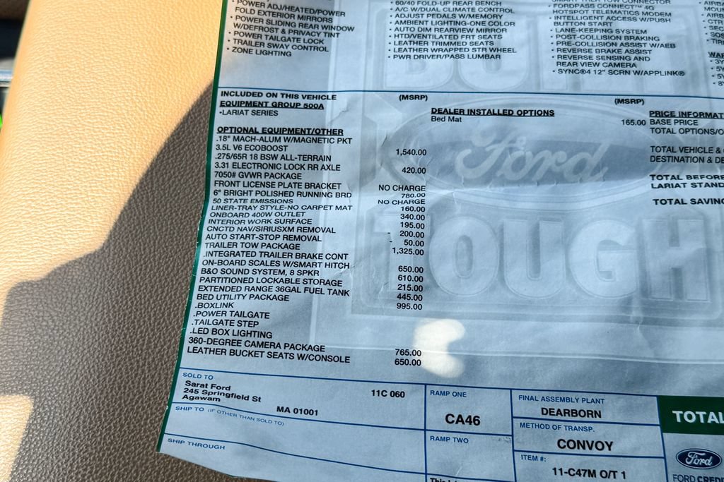 Certified 2022 Ford F150 Lariat w/ Trailer Tow Package AWD/4WD image 40