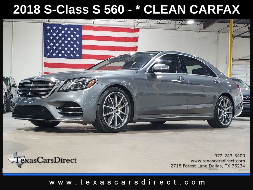 Used 2018 Mercedes-Benz S 560 4MATIC Sedan image 1