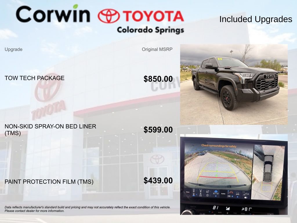 Used 2025 Toyota Tundra TRD Pro w/ Tow Tech Package AWD/4WD image 4