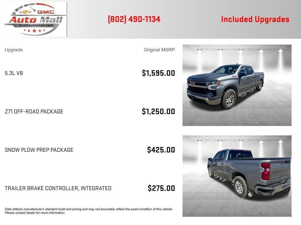Certified 2023 Chevrolet Silverado 1500 LT w/ Z71 Off-Road Package AWD/4WD image 4