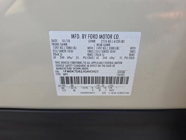Used 2018 Ford Explorer XLT w/ Equipment Group 202A FWD image 48