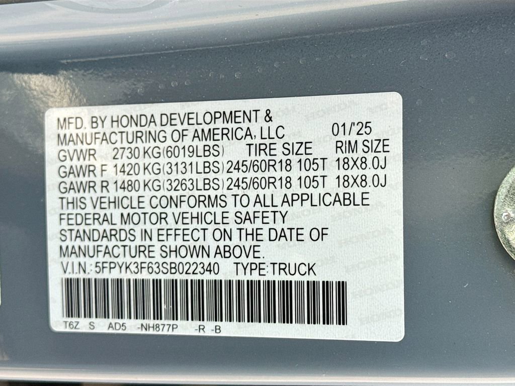 Used 2025 Honda Ridgeline TrailSport image 32