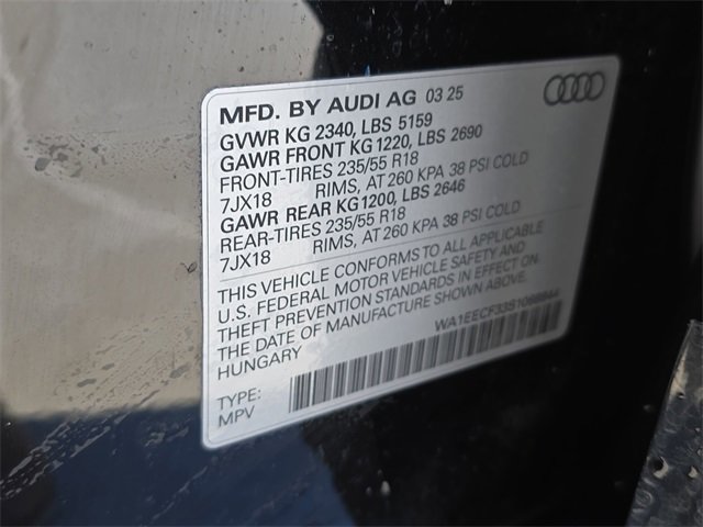 Used 2025 Audi Q3 2.0T Premium Plus w/ Premium Plus Package image 39