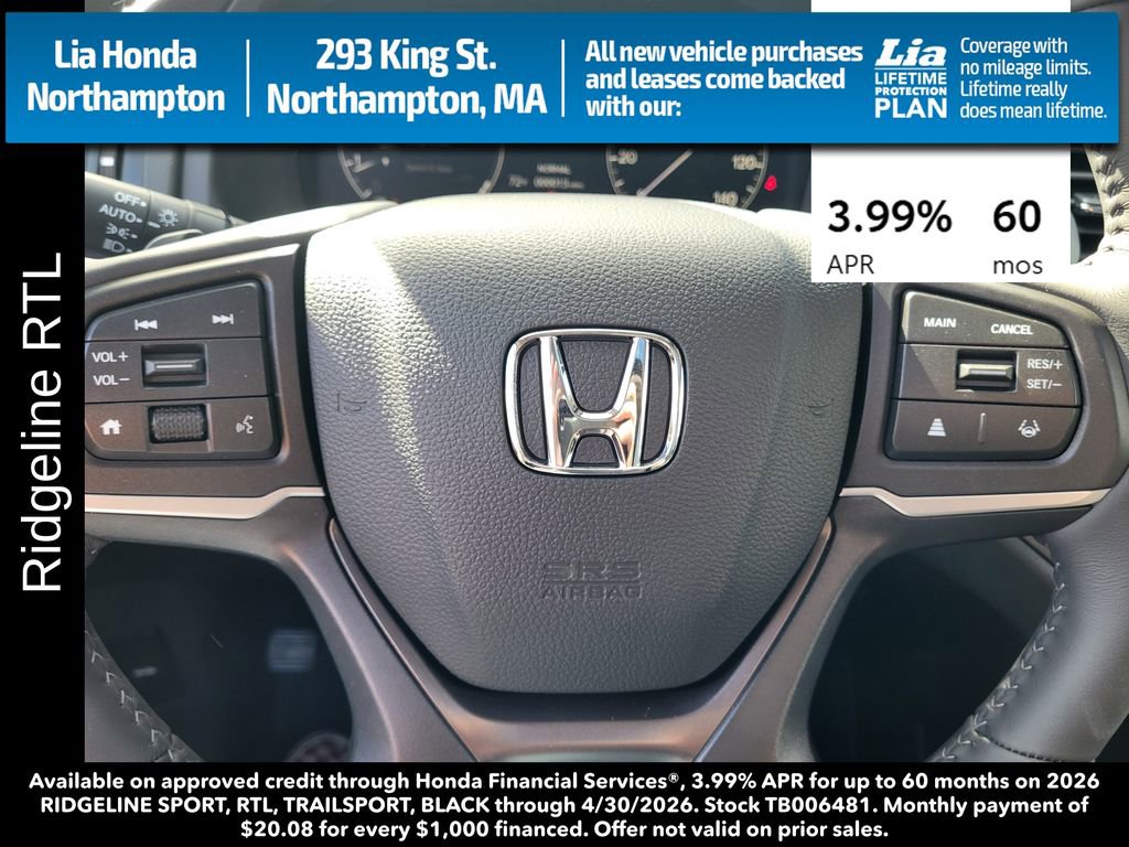 New 2026 Honda Ridgeline RTL image 18