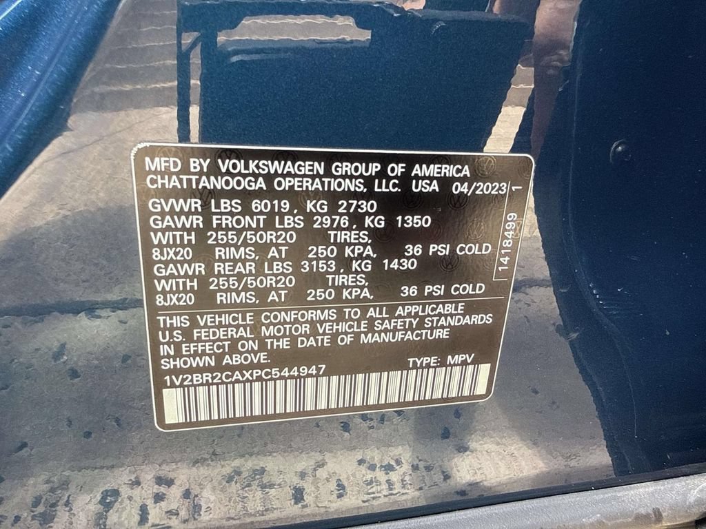 Used 2023 Volkswagen Atlas SEL AWD/4WD image 20