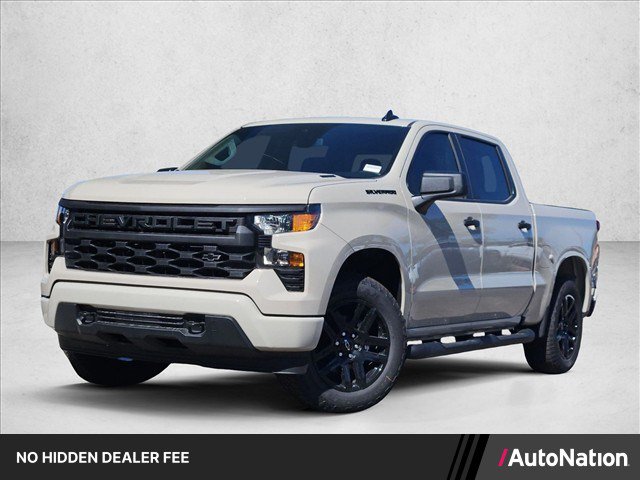 New 2026 Chevrolet Silverado 1500 Custom w/ Turbomax Blackout Package RWD image 1