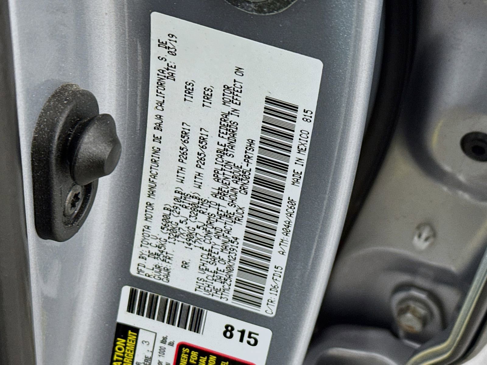 Certified 2019 Toyota Tacoma TRD Sport w/ Technology Package AWD/4WD image 23