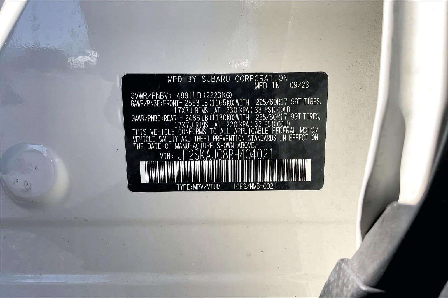 Certified 2024 Subaru Forester Wilderness image 33