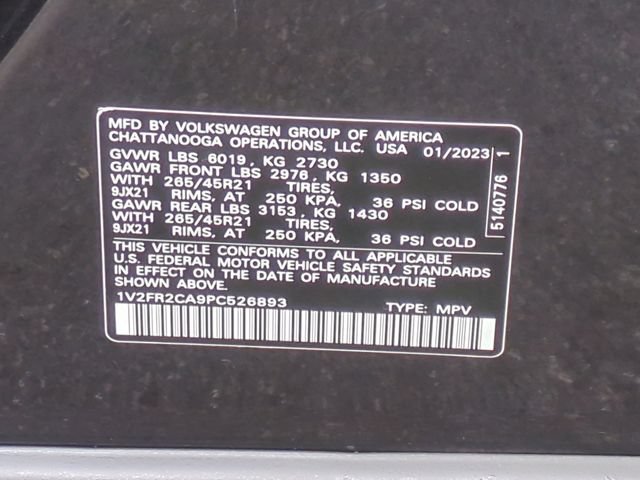 Used 2023 Volkswagen Atlas SEL Premium AWD/4WD image 26