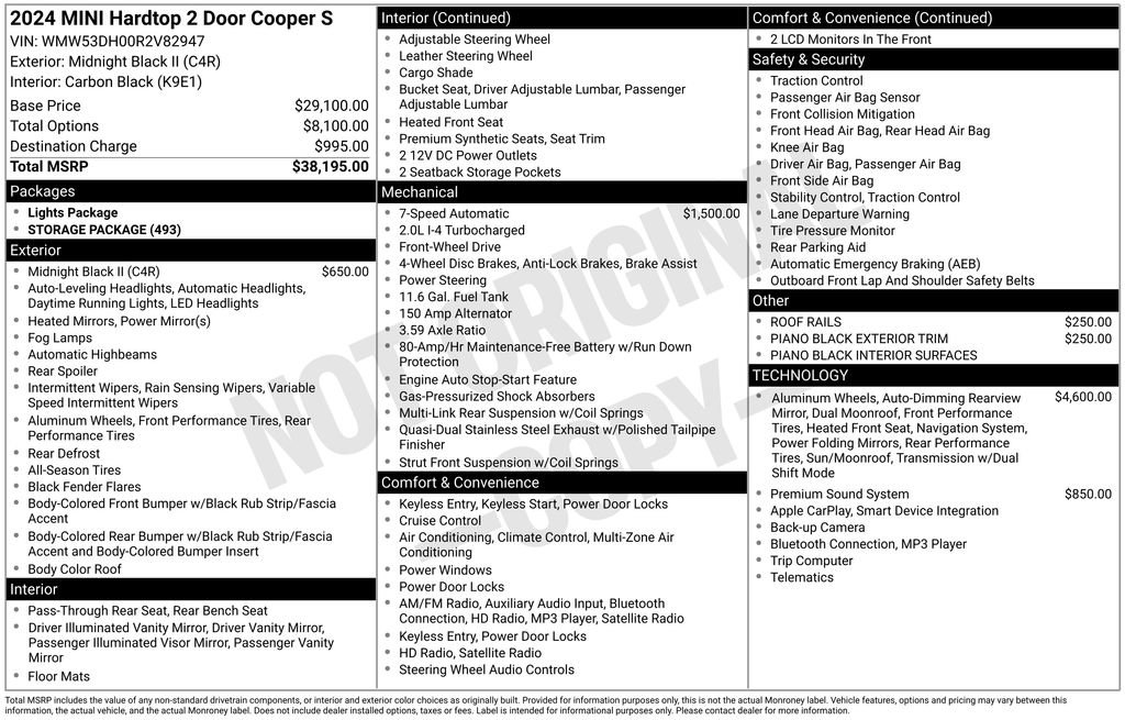 Used 2024 MINI Cooper S FWD image 6
