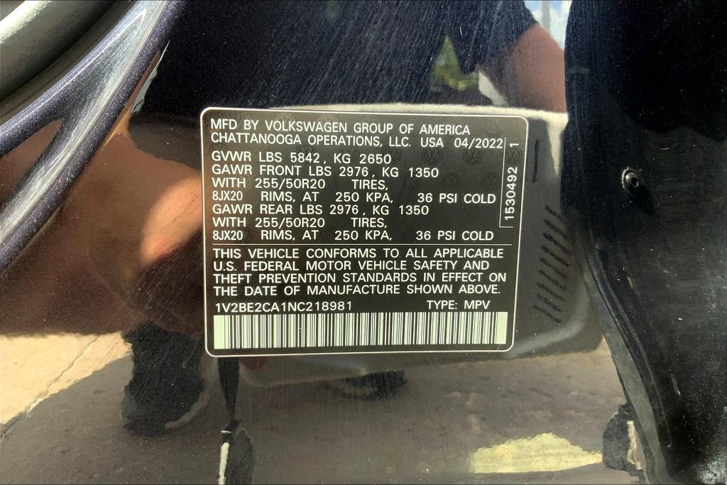 Used 2022 Volkswagen Atlas Cross Sport SEL image 34