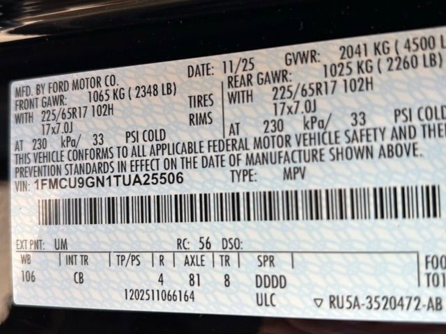 New 2026 Ford Escape Active w/ Active Premium Tech Pack image 30