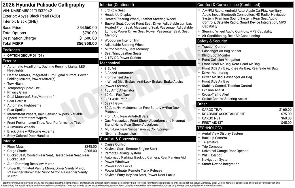 Used 2026 Hyundai Palisade Calligraphy image 34