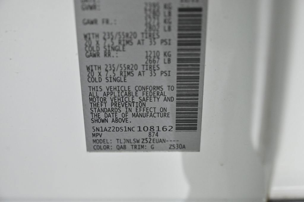 Used 2022 Nissan Murano Platinum w/ Cargo Package image 38