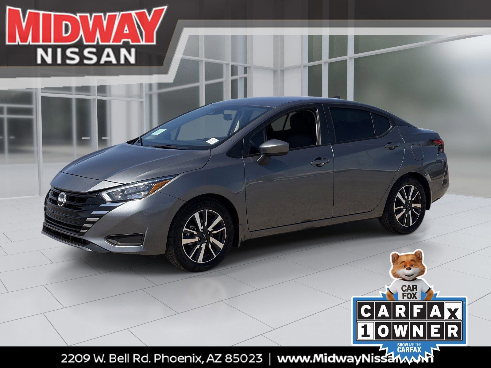 Certified 2025 Nissan Versa SV w/ Trunk Package