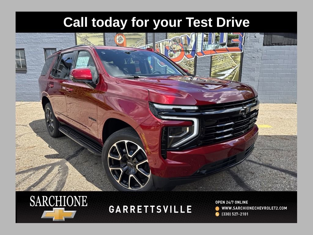 New 2026 Chevrolet Tahoe RST w/ RST Capability Package