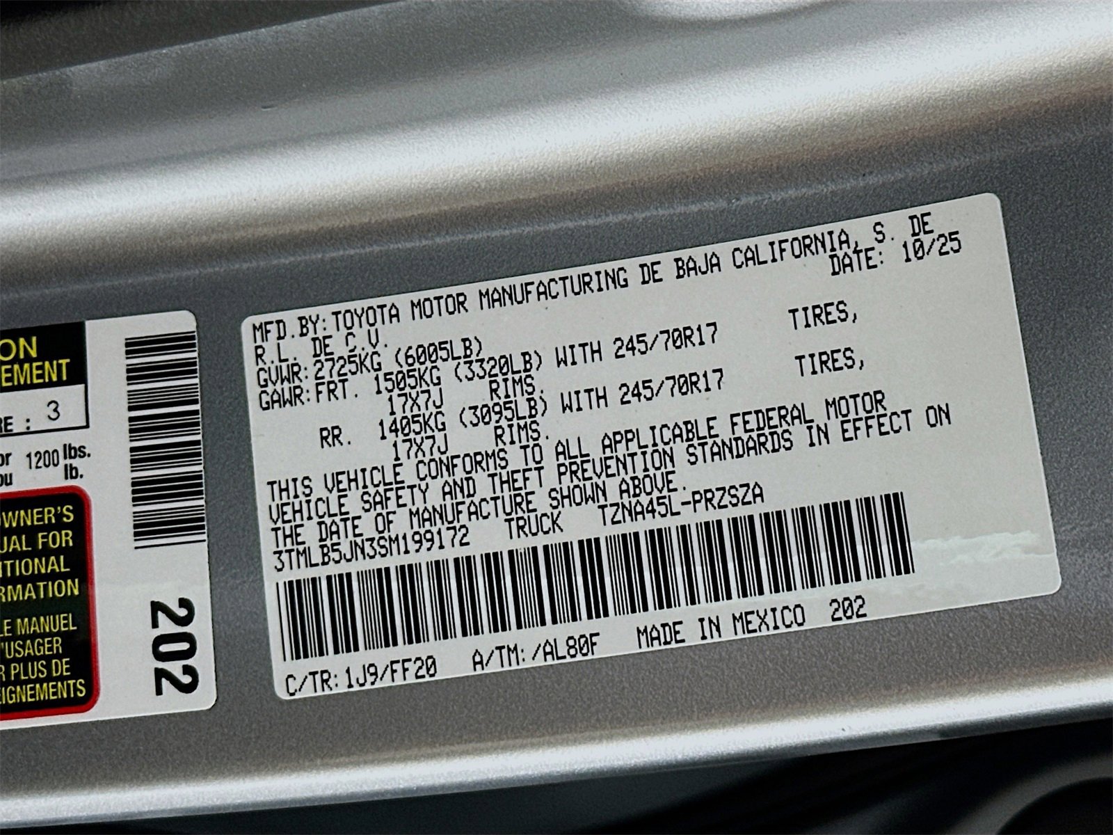 New 2025 Toyota Tacoma SR5 image 30