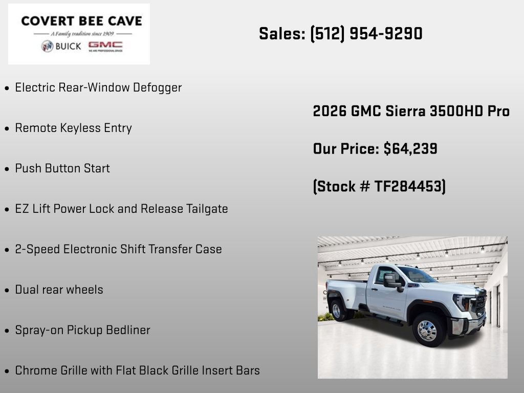 New 2026 GMC Sierra 3500 Pro AWD/4WD image 19