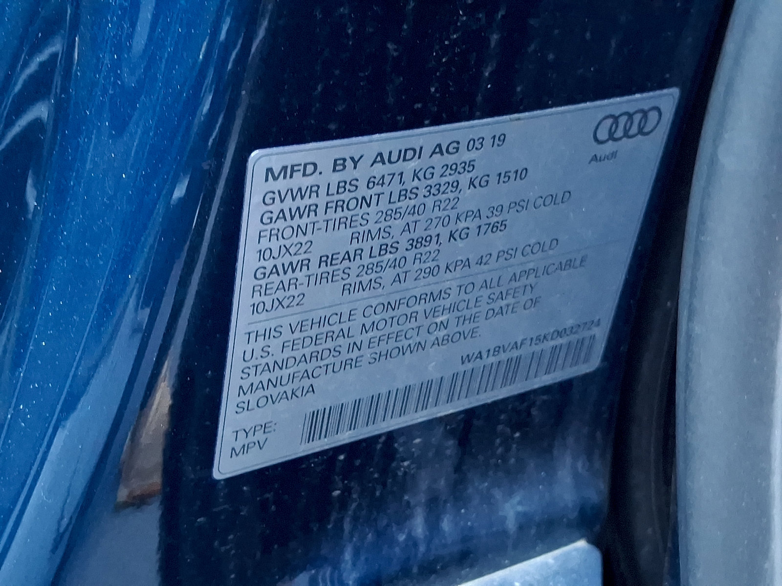 Used 2019 Audi Q8 Premium Plus w/ Premium Plus AWD/4WD image 29