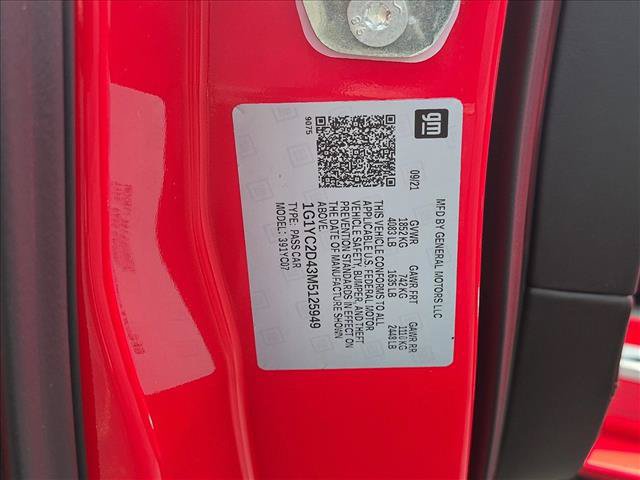 Used 2021 Chevrolet Corvette Stingray Premium Cpe w/ Z51 Performance Package RWD image 22