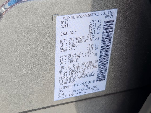 New 2026 Nissan Pathfinder Rock Creek AWD/4WD image 11