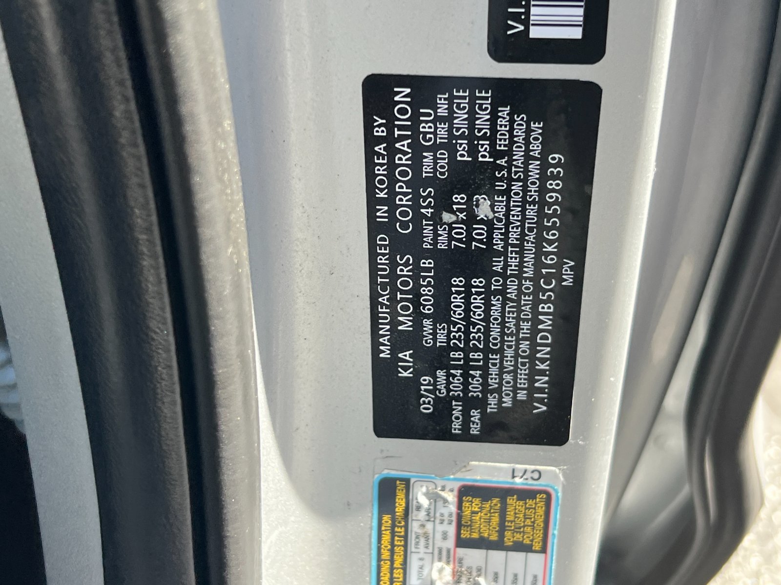 Used 2019 Kia Sedona EX FWD image 28