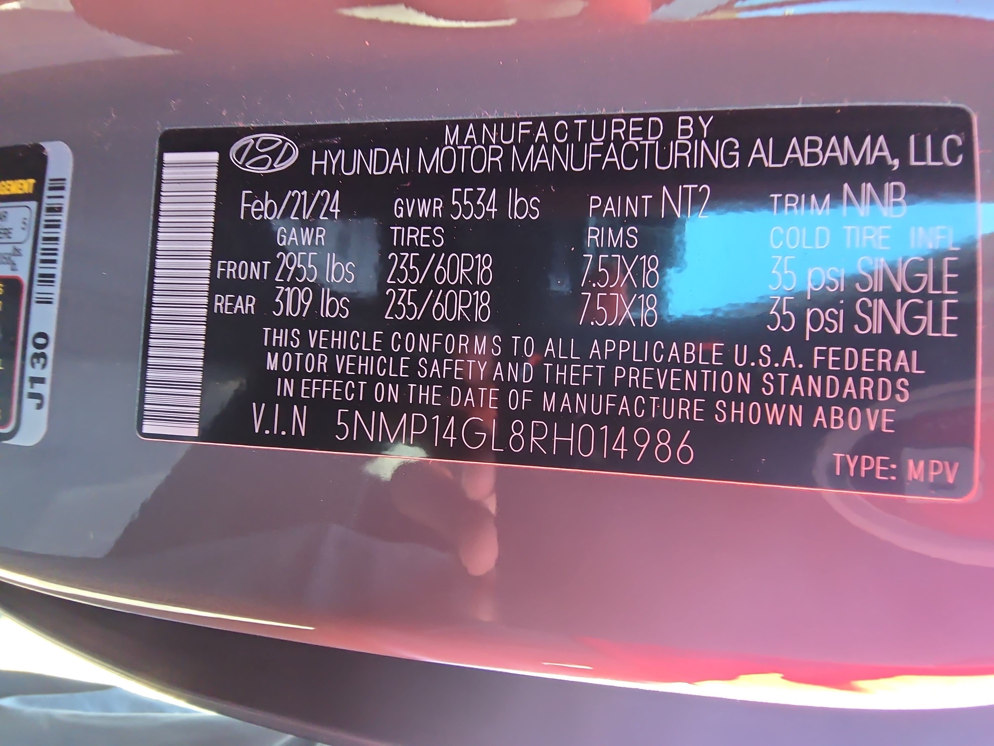 Used 2024 Hyundai Santa Fe SE FWD image 34