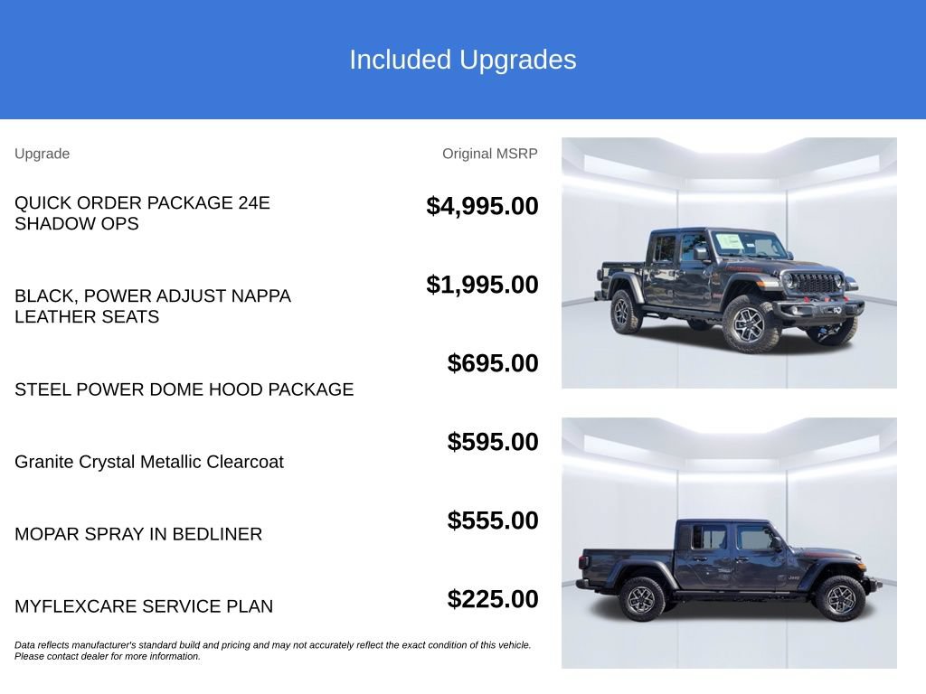 New 2026 Jeep Gladiator Rubicon AWD/4WD image 3