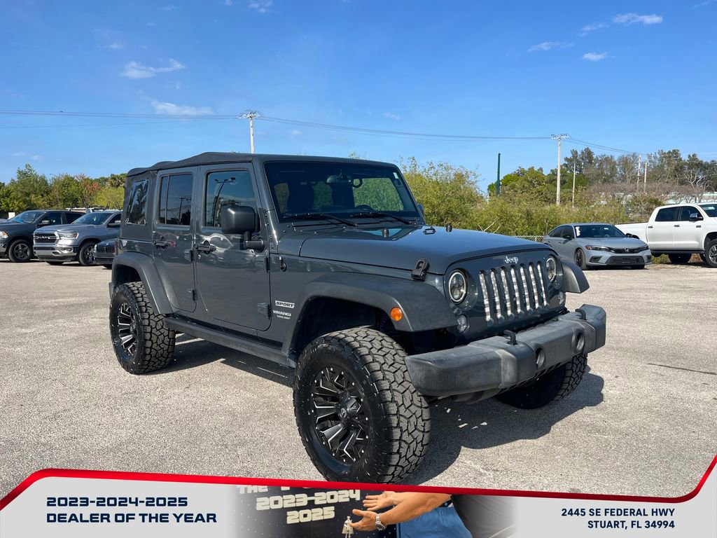 Used 2017 Jeep Wrangler Unlimited Sport w/ Quick Order Package 24S image 2