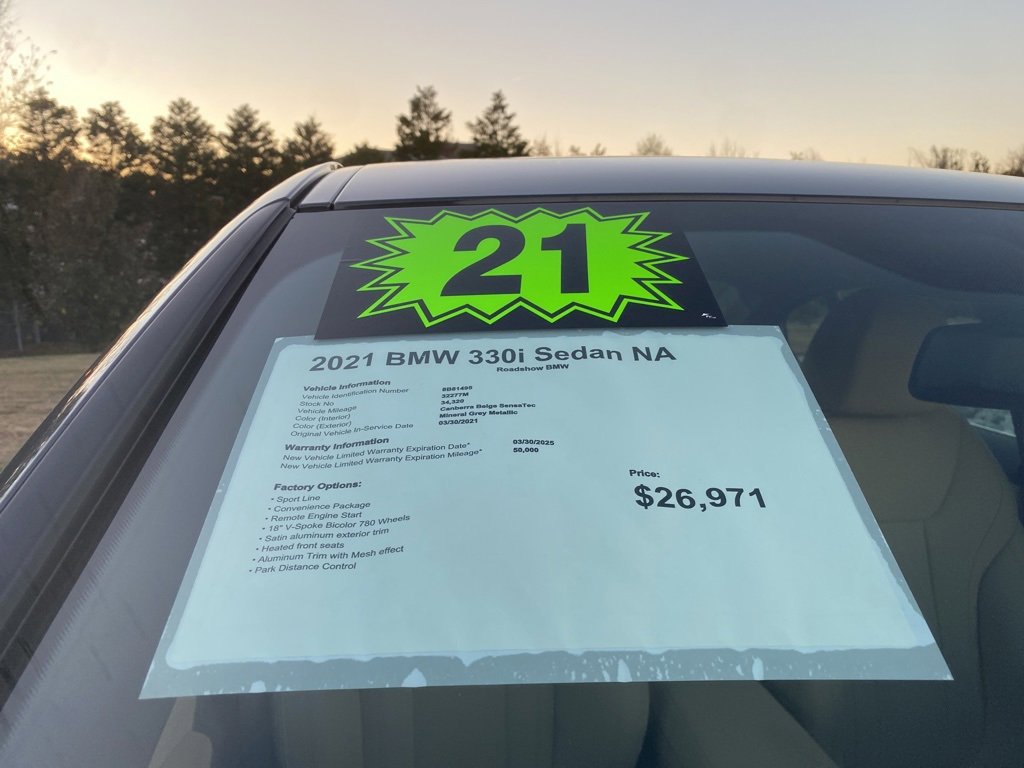 Used 2021 BMW 330i Sedan w/ Convenience Package image 19