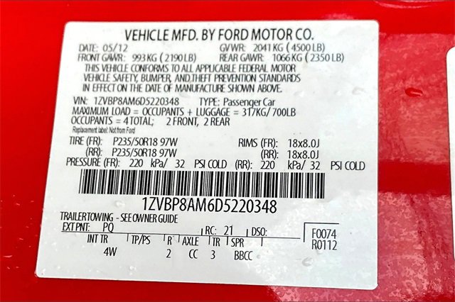 Used 2013 Ford Mustang Premium image 34