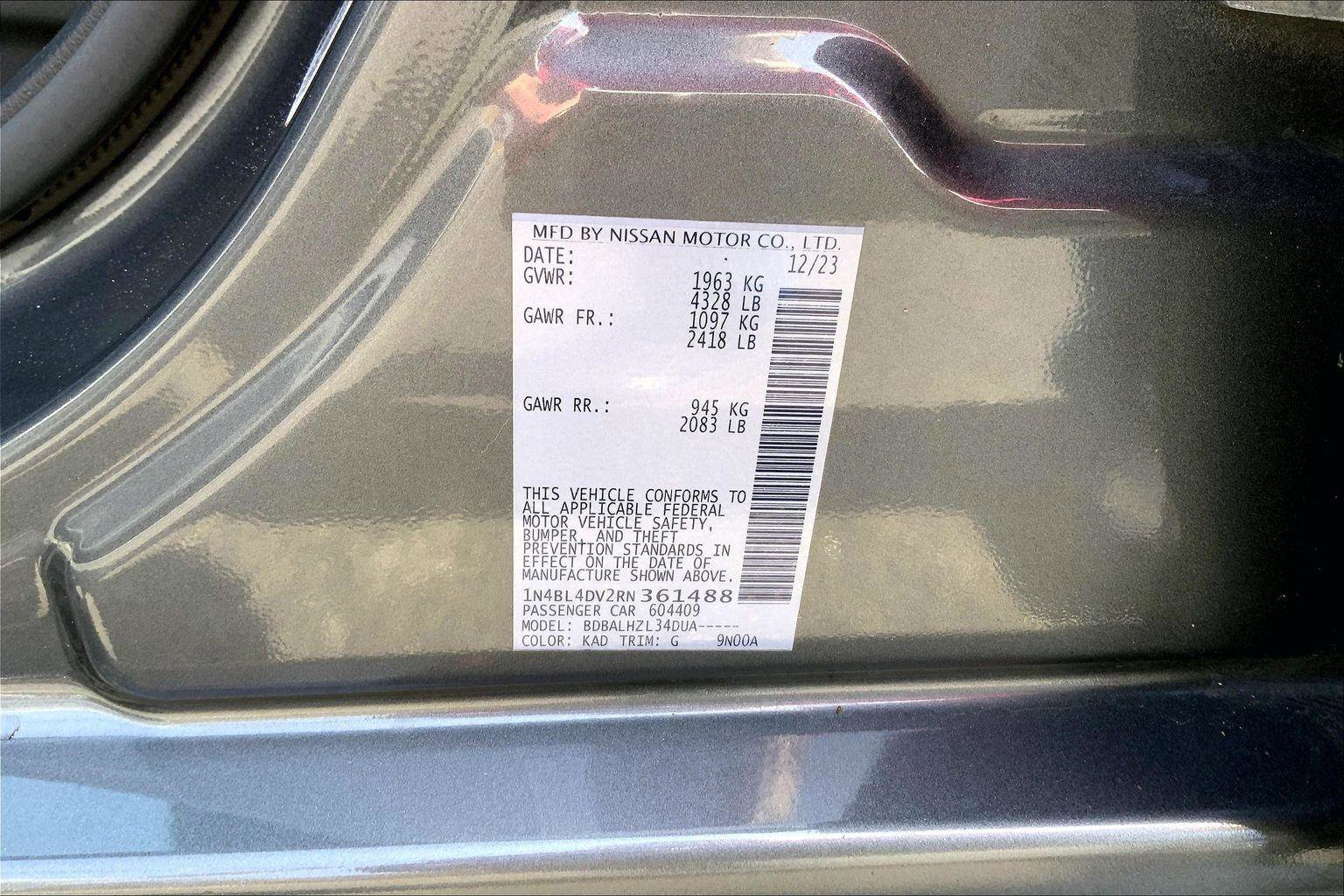 Used 2024 Nissan Altima 2.5 SV image 19