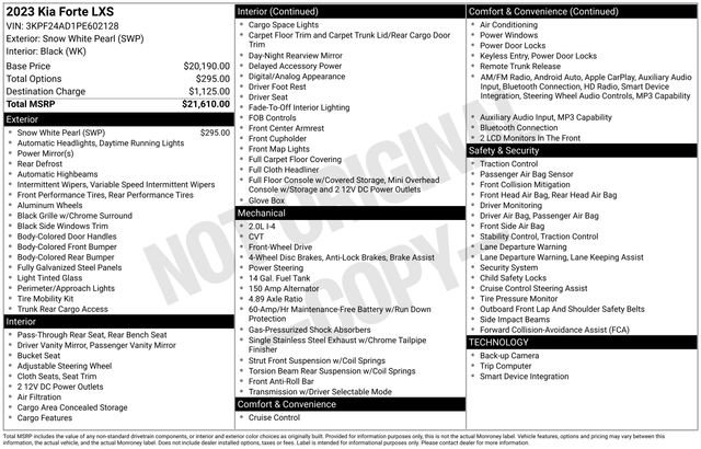 Used 2023 Kia Forte LXS image 31