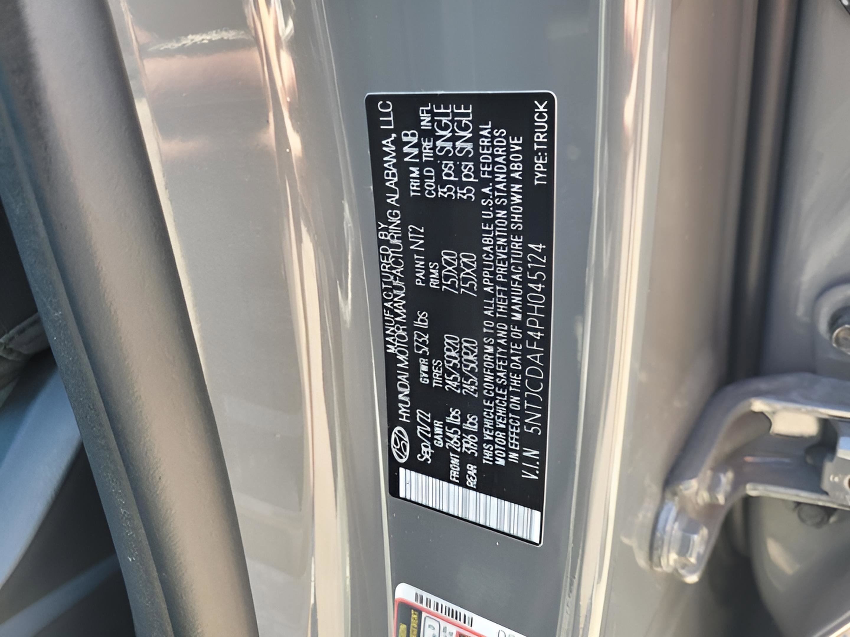 Used 2023 Hyundai Santa Cruz Night w/ Cargo Package image 17