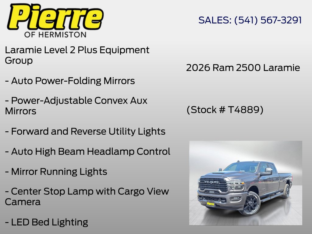 New 2026 RAM 2500 Laramie AWD/4WD image 24