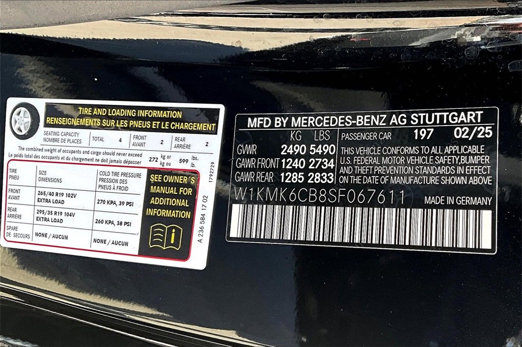 Used 2025 Mercedes-Benz CLE 53 AMG 4MATIC Cabriolet image 34