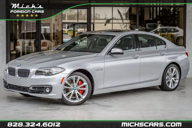 Used 2015 BMW 535i 535i - SILVER ON BLACK - NAV - image 1