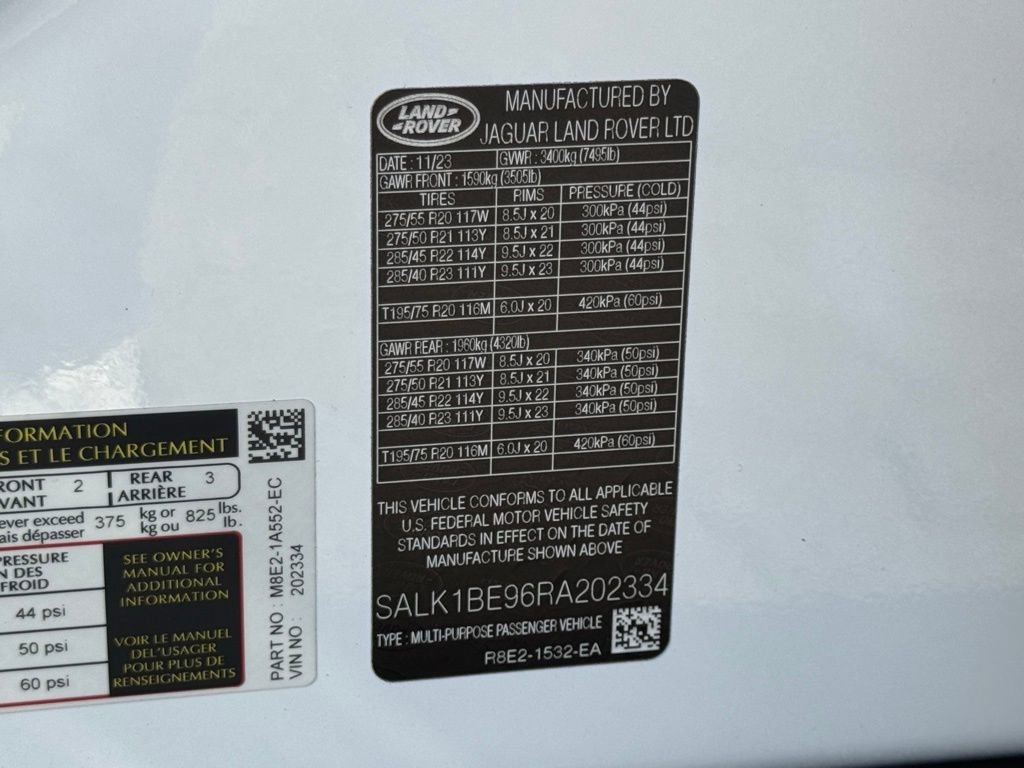 Used 2024 Land Rover Range Rover Long Wheelbase Autobiography image 20