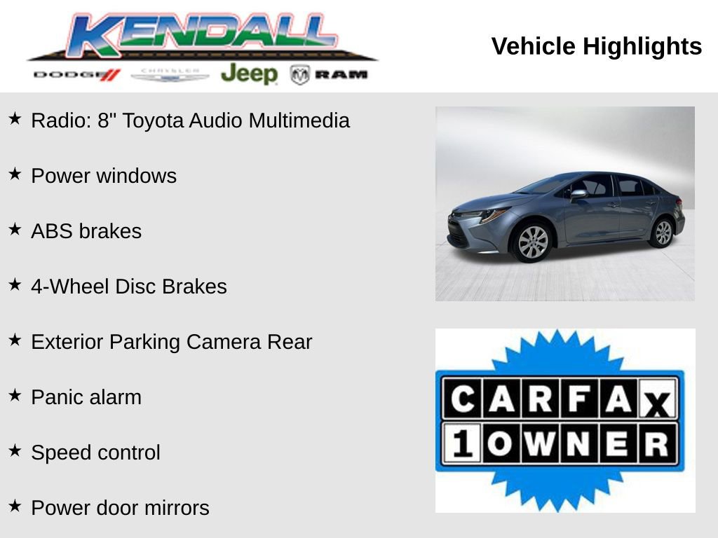 Used 2024 Toyota Corolla LE image 3