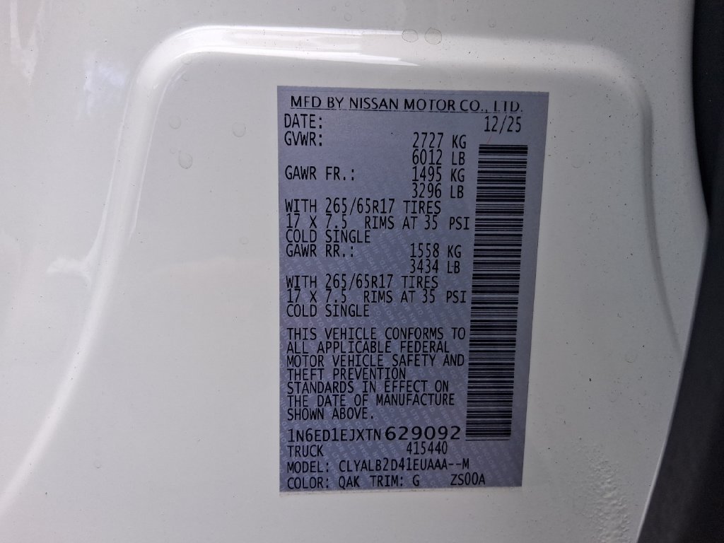 Used 2026 Nissan Frontier SV w/ All-Weather Content Package RWD image 31