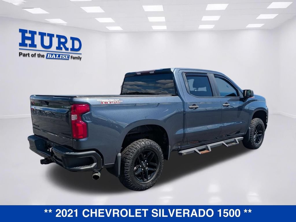 Used 2021 Chevrolet Silverado 1500 Custom Trail Boss w/ Safety Confidence Package AWD/4WD image 3