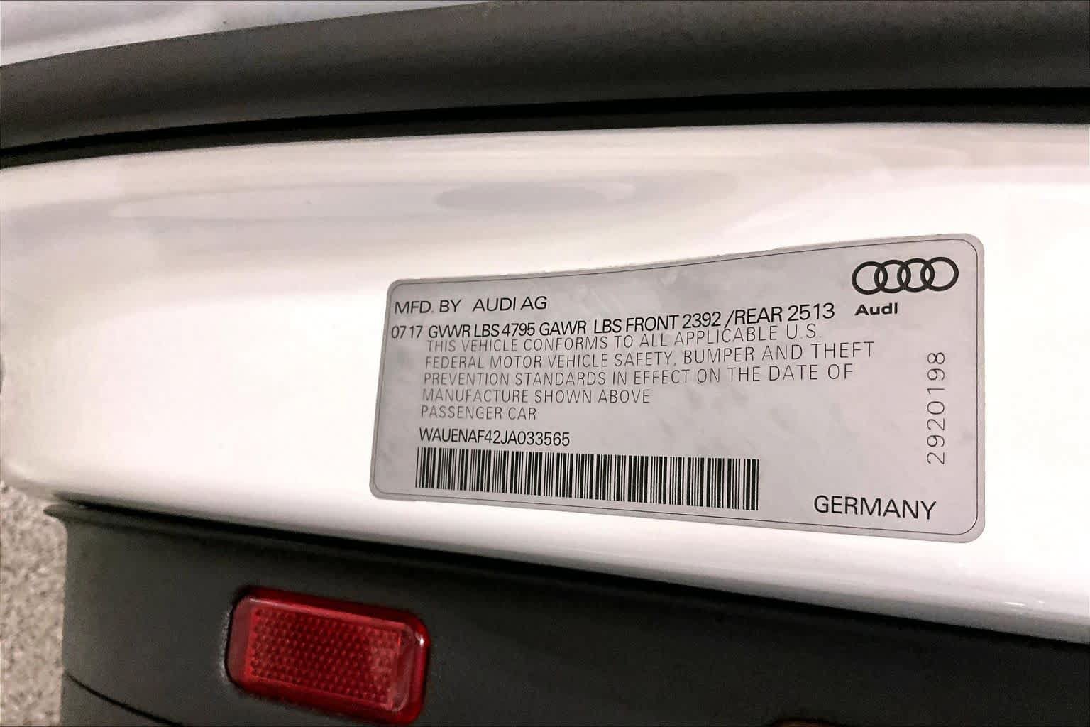 Used 2018 Audi A4 2.0T Premium Plus w/ Premium Plus Package AWD/4WD image 34