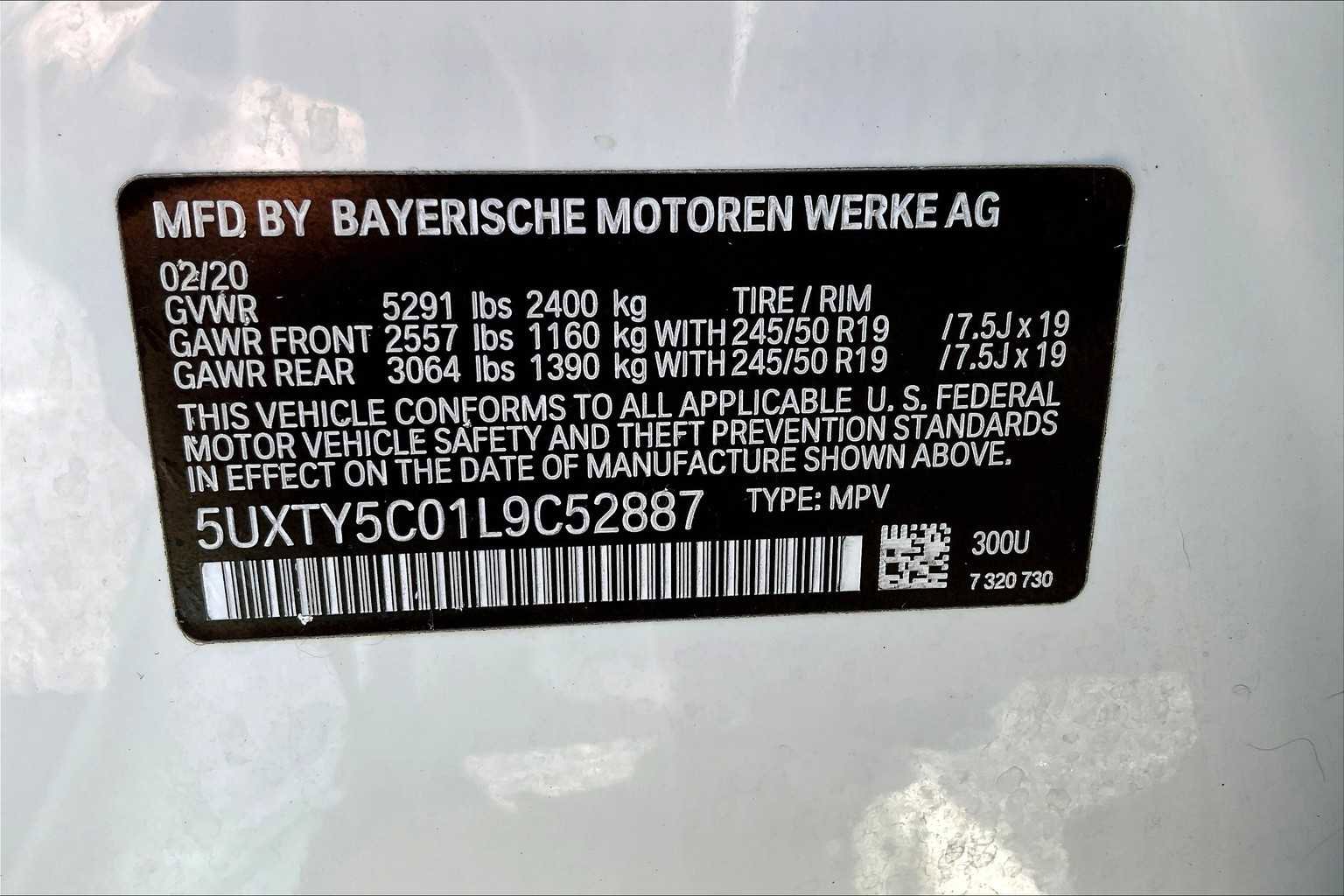 Used 2020 BMW X3 xDrive30i w/ M Sport Package 2 AWD/4WD image 38