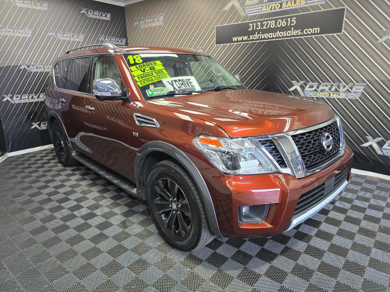 Used 2018 Nissan Armada Platinum w/ Captain Seat Package image 7