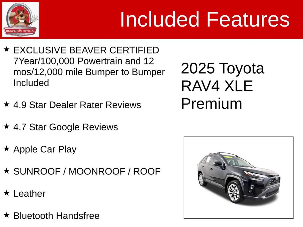 Used 2025 Toyota RAV4 XLE Premium FWD image 4
