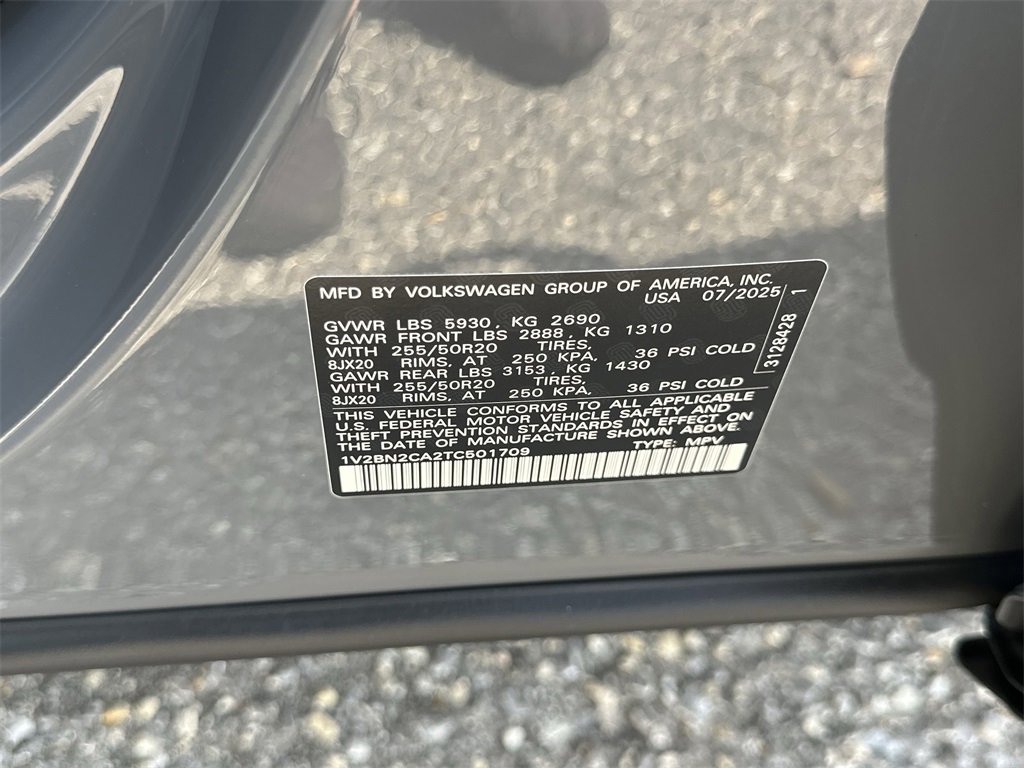 New 2026 Volkswagen Atlas SEL image 34