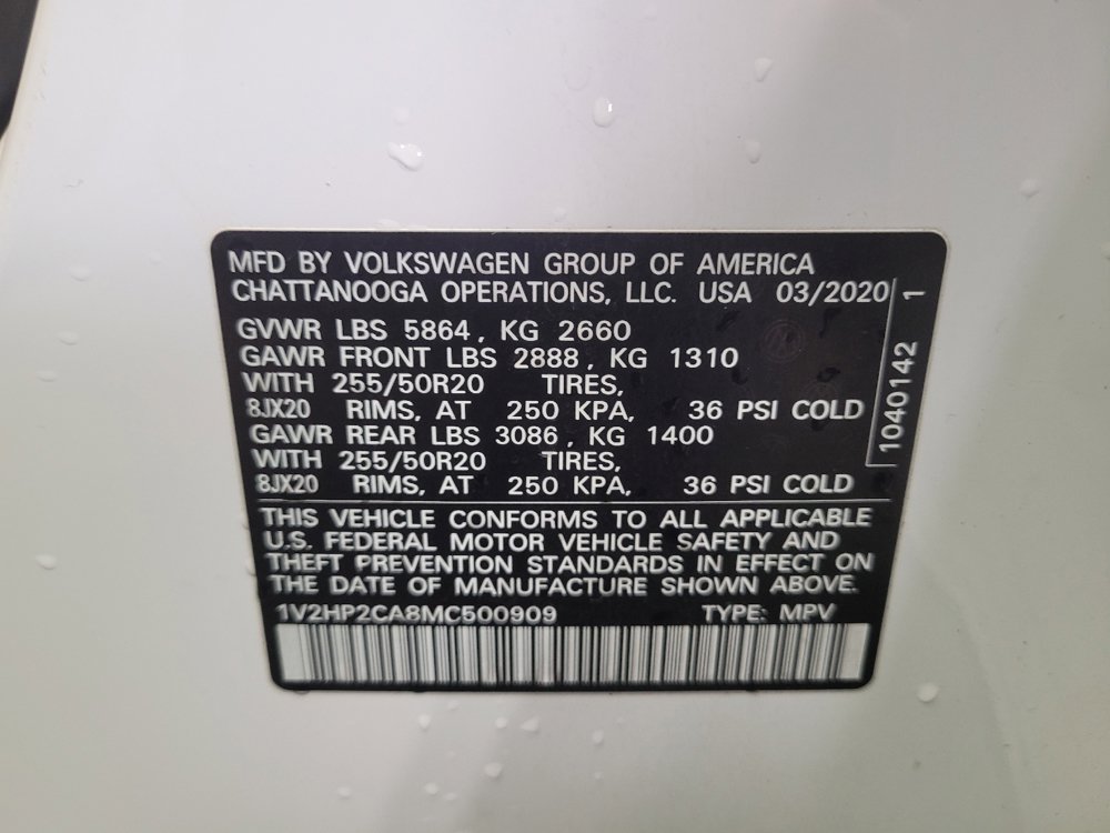 Used 2021 Volkswagen Atlas SE AWD/4WD image 33