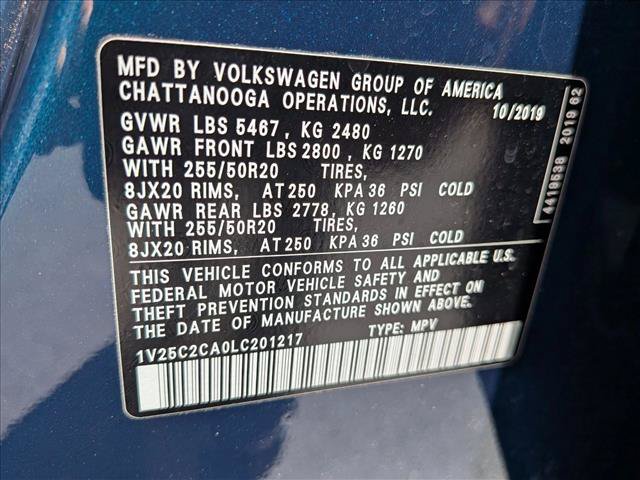 Used 2020 Volkswagen Atlas Cross Sport SE FWD image 24